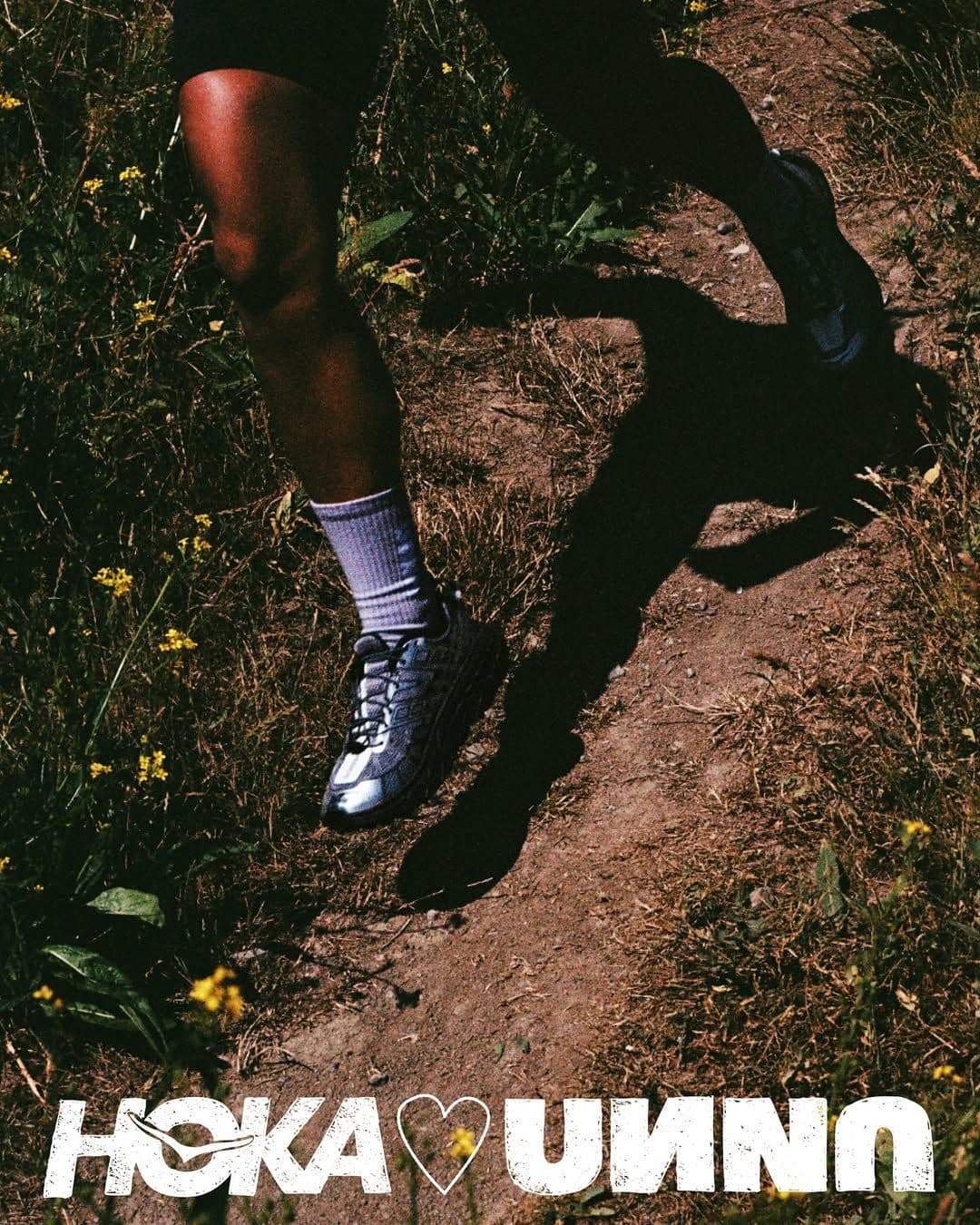 "Person running on a trail"